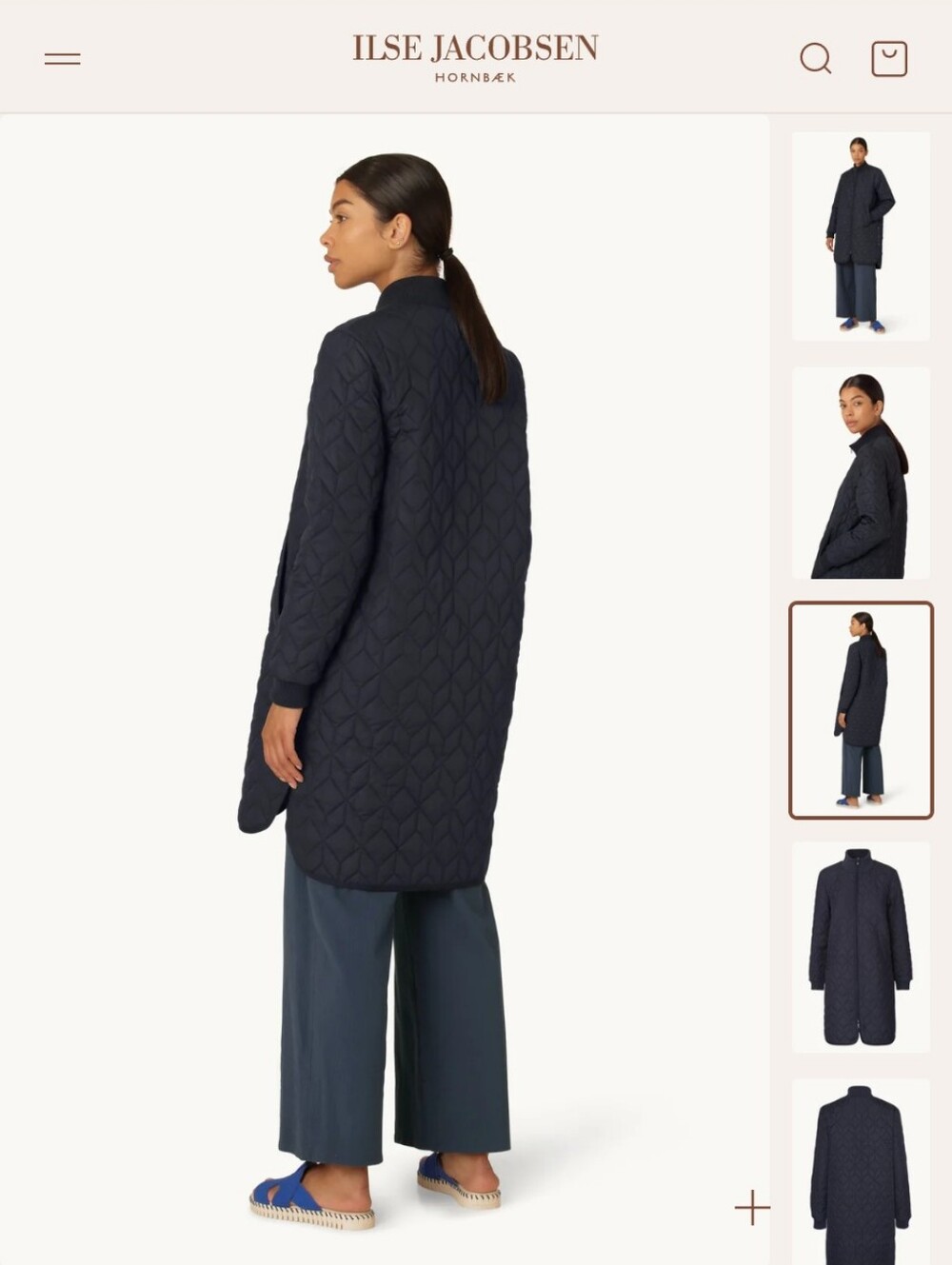 Ilse Jacobsen Black Quilted Puffer Jacket